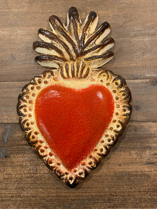 Ceramic sacred heart
